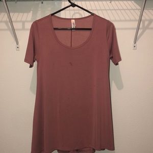 Dusty mauve lularoe perfect T xxs